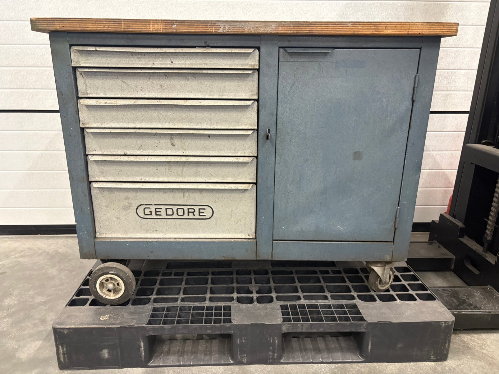 Gedore gereedschapswagen, Doe-het-zelf en Verbouw, Gereedschapskisten, Ophalen