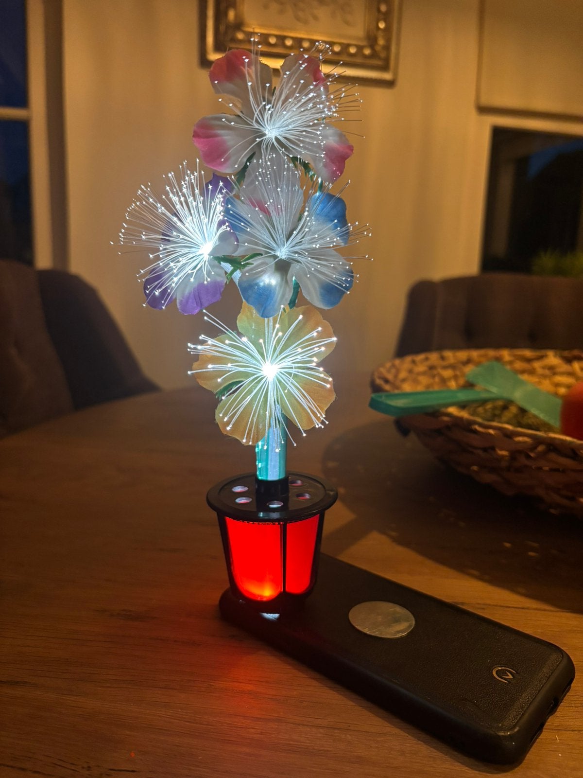 Verlichte bloem voor in de vrachtwagen, Ophalen of Verzenden, Zo goed als nieuw, Auto's