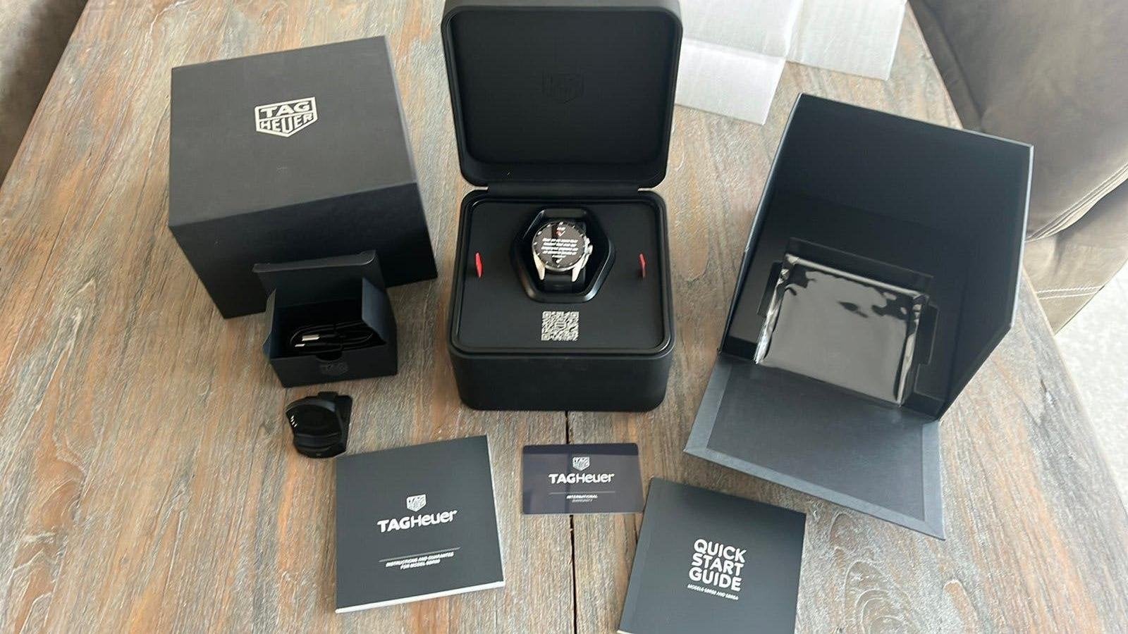 TAG Heuer Connected Calibre E4 42mm (2022) – Nieuwstaat, Ophalen, Zwart, Conditie, Zo goed als nieuw