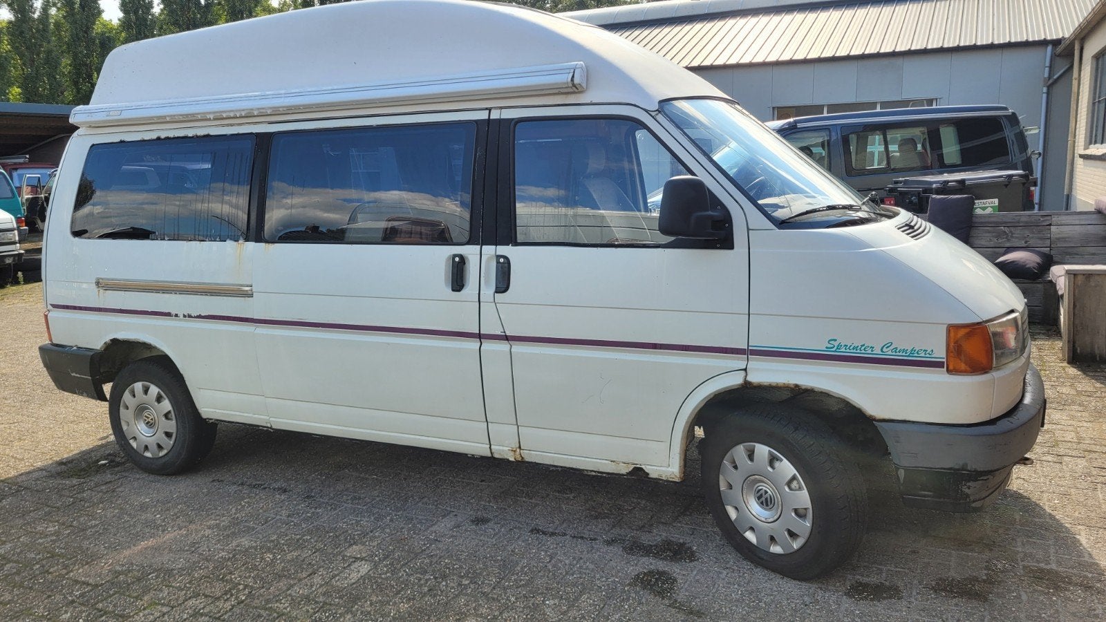 VW T4 Camper voor onderdelen / sloper 2.4D 1994, Volkswagen, Vw, Gebruikt, Vw weg