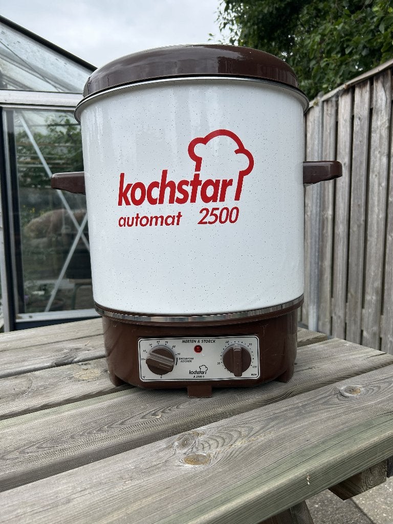 te koop: elektrische inmaakketel, Ophalen, Overige typen, Aluminium, Zo goed als nieuw
