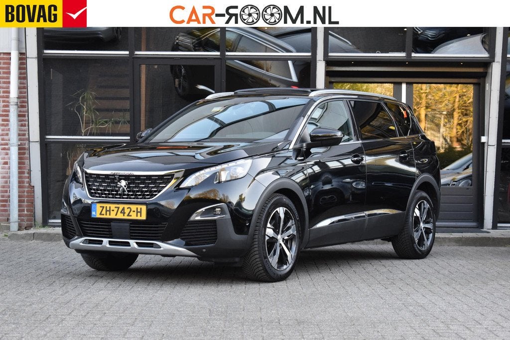 Peugeot 5008 1.6 e-THP GT-Line Pano Lane Camera 7P, 1350 kg, Stof, Gebruikt, 4 cilinders