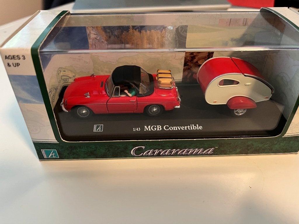 cararama MGB Convertibel, Ophalen of Verzenden, Gebruikt, Auto, Overige merken