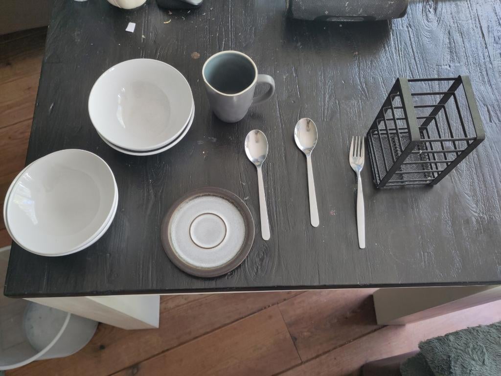Servies, Huis en Inrichting, Keuken | Servies, Ophalen, Gebruikt, Bord(en), Overige stijlen