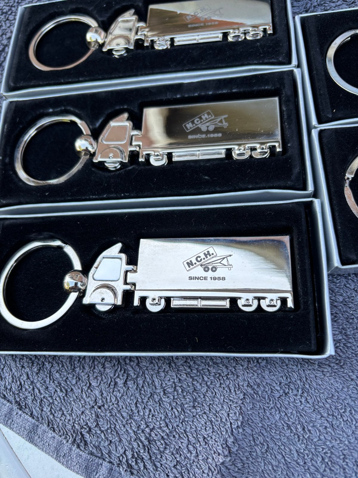 Sleutelhangers Vrachtwagen N.C.H. H.T.S. - Nieuw in doos, Ophalen of Verzenden, Nieuw, Transport