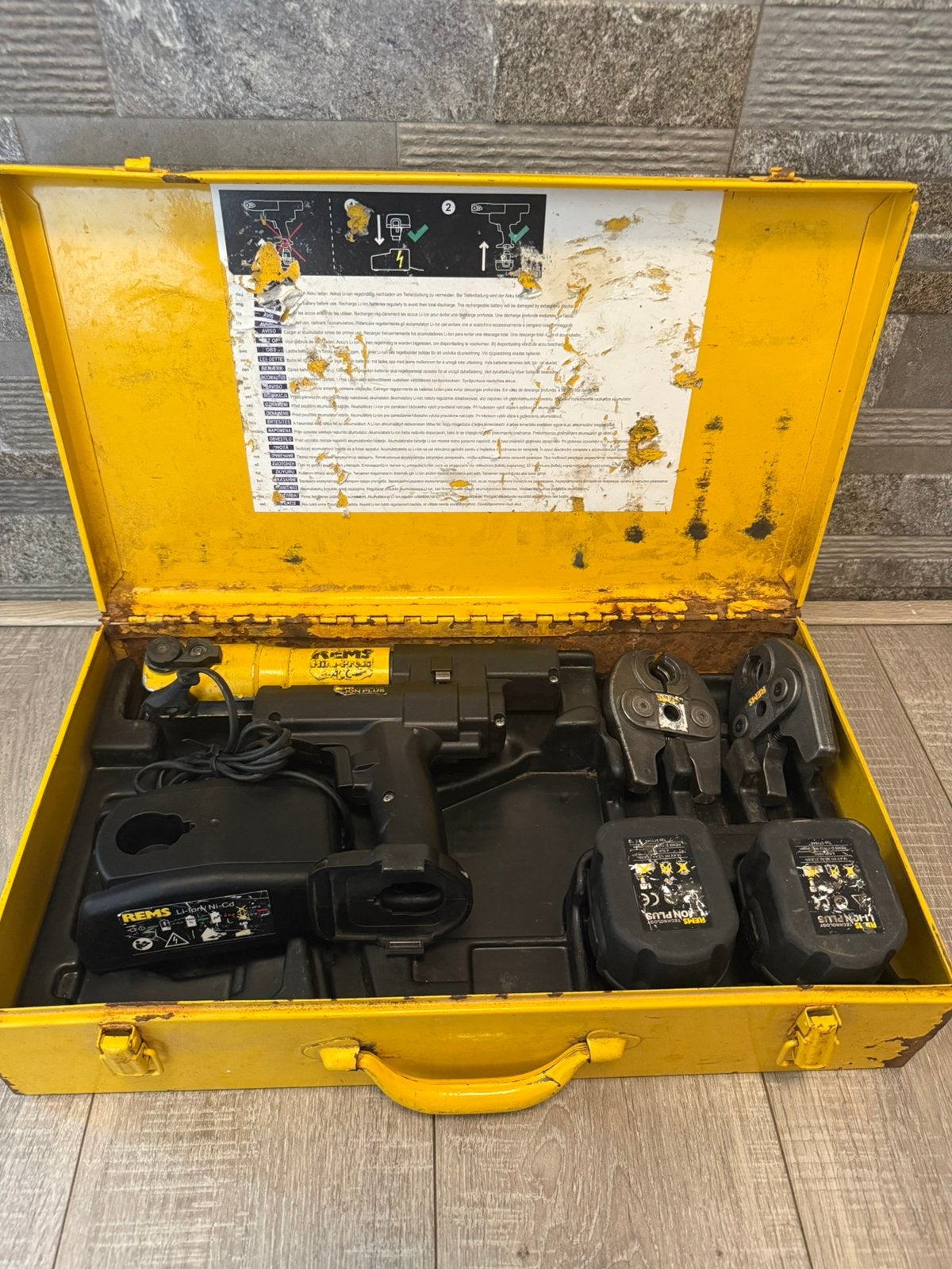 Rems Mini-Press perstang set, Ophalen of Verzenden, Gebruikt