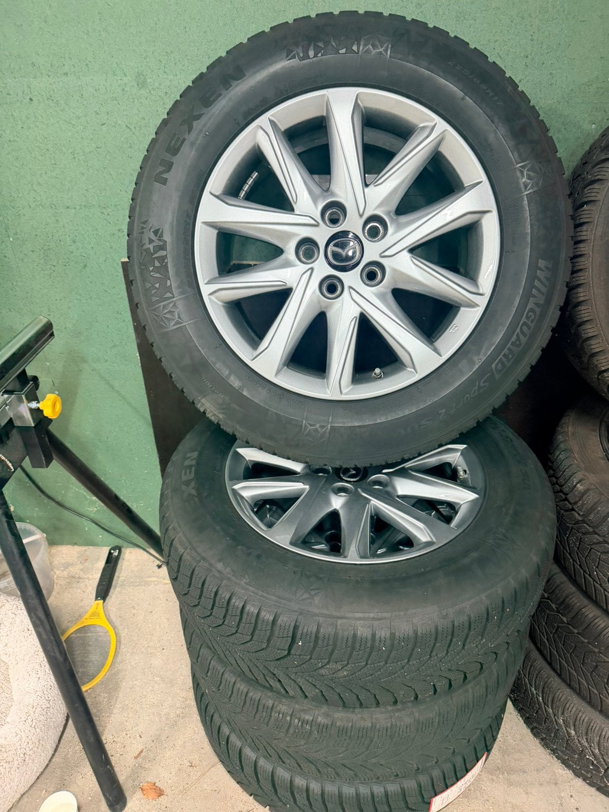 Orginele mazda cx 5 winterbanden met velg, Auto-onderdelen, Ophalen, 17 inch, Winterbanden, 225 mm