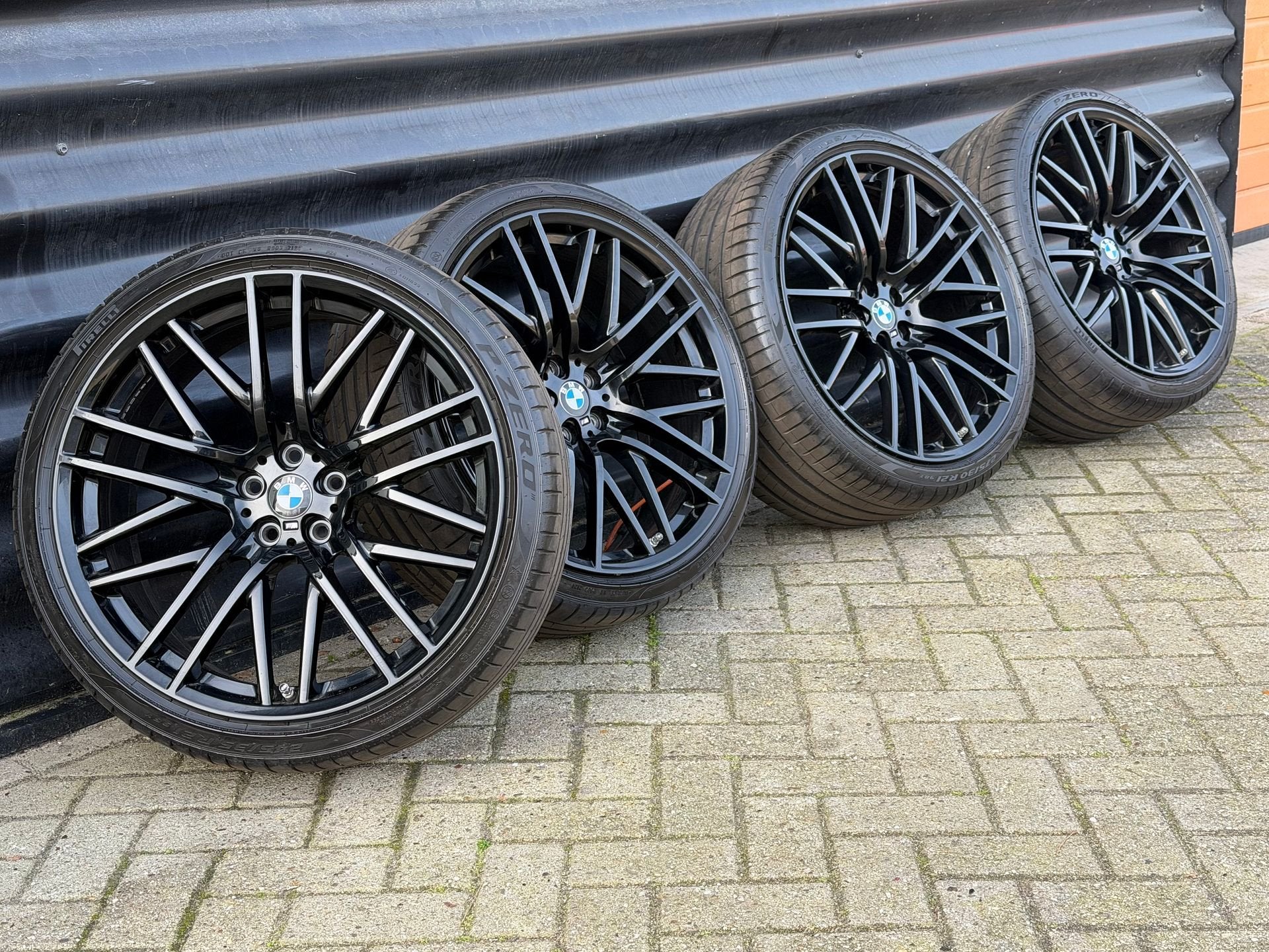 21” Orig Bmw Styling 650M G60 G61 G32 G11 G12 velgen banden, Gebruikt, -, -, Banden en Velgen