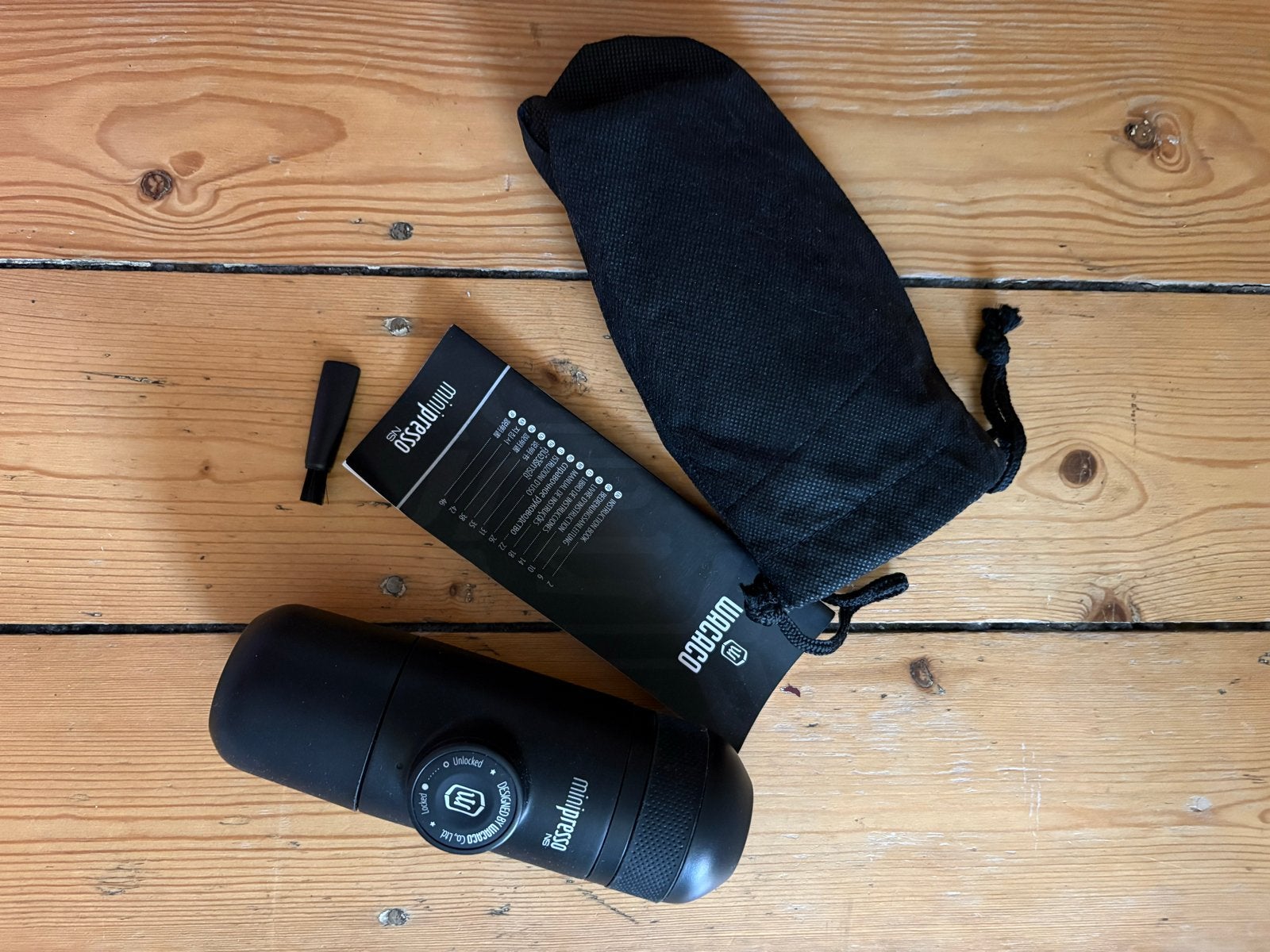 Wacaco Minipresso NS - Draagbaar Espresso Apparaat, Koffiepads en cups, Espresso apparaat, Ophalen of Verzenden, Zo goed als nieuw