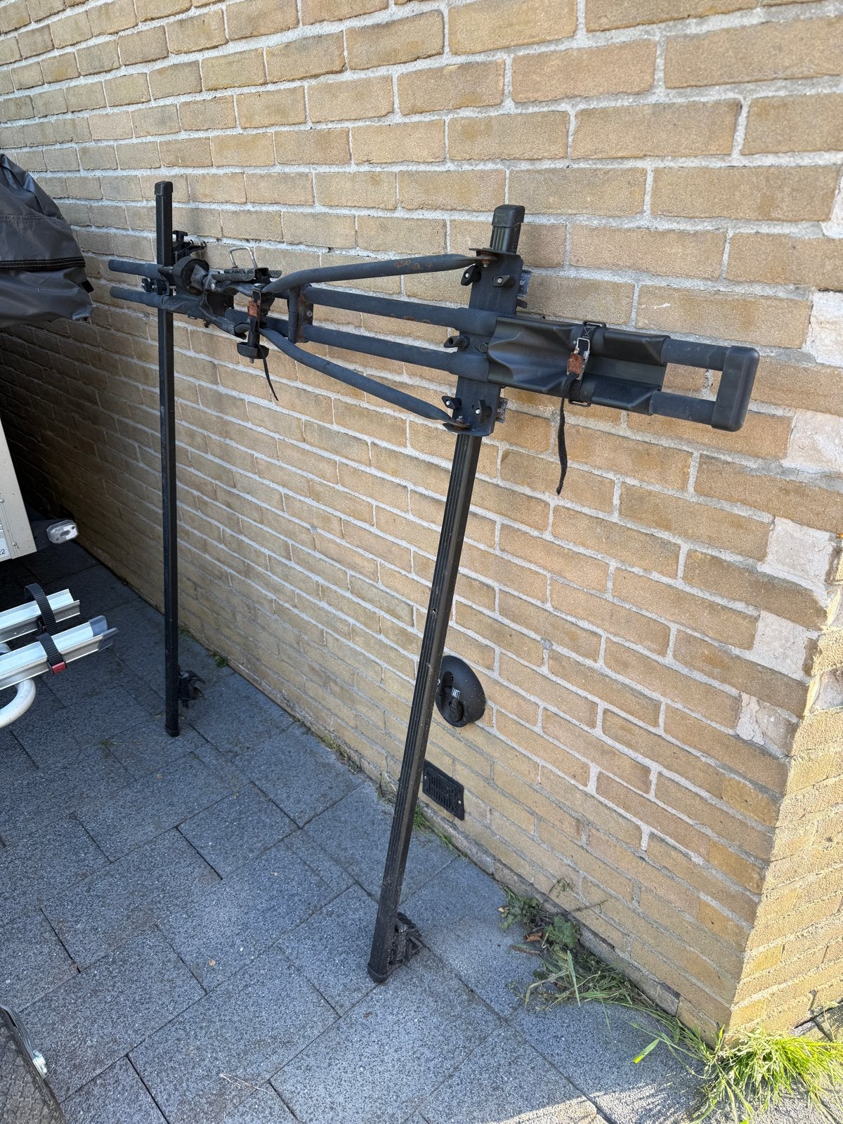 Dakdragers voor open dakrails met fietsendrager, Ophalen, 1 fiets, Gebruikt, Dakdrager