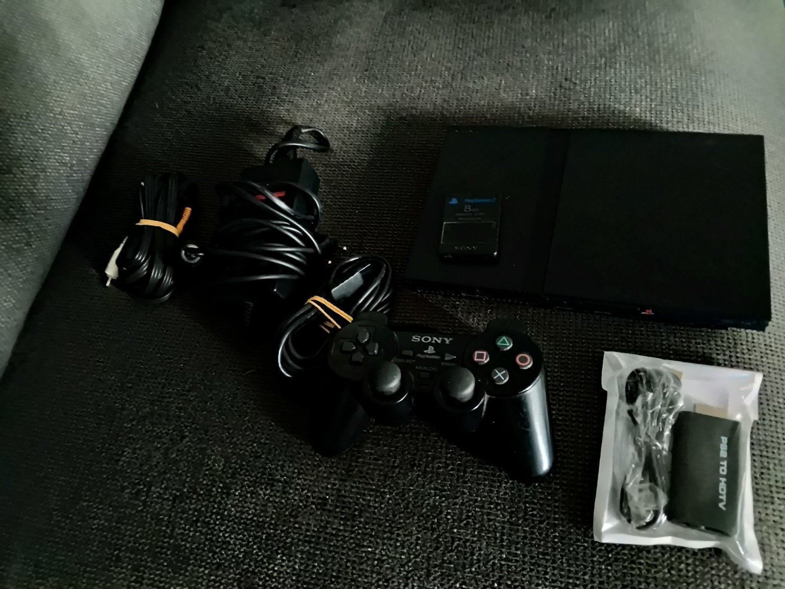 Sony PlayStation 2 Slim (PS2) met controller en extra's, Spelcomputers en Games, Spelcomputers | Sony PlayStation 2, Zo goed als nieuw