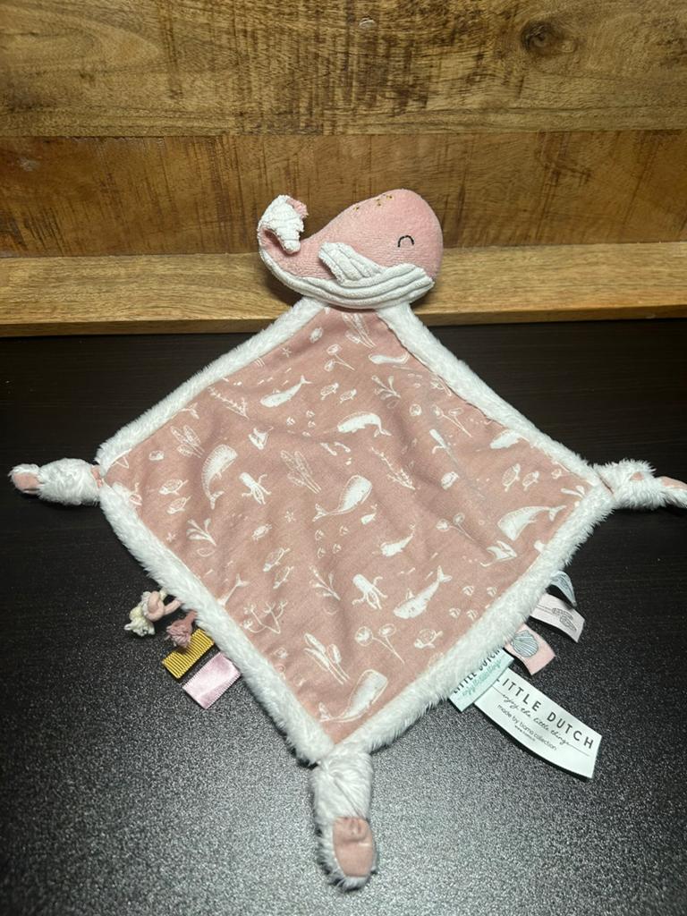 Little dutch oceaan knuffeldoekje knuffeldoek knuffel, Ophalen of Verzenden, Zo goed als nieuw, Overige typen