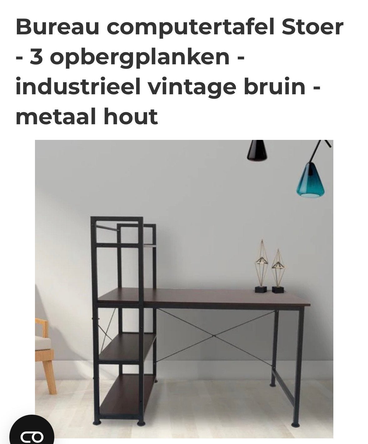 Nieuw bureautje in doos, 50 tot 100 cm, Nieuw, Ophalen of Verzenden, 25 tot 50 cm