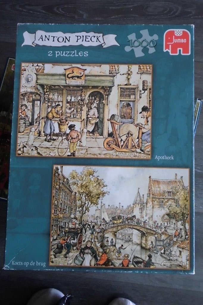 puzzels anton piek, Ophalen of Verzenden, 500 t/m 1500 stukjes, Zo goed als nieuw