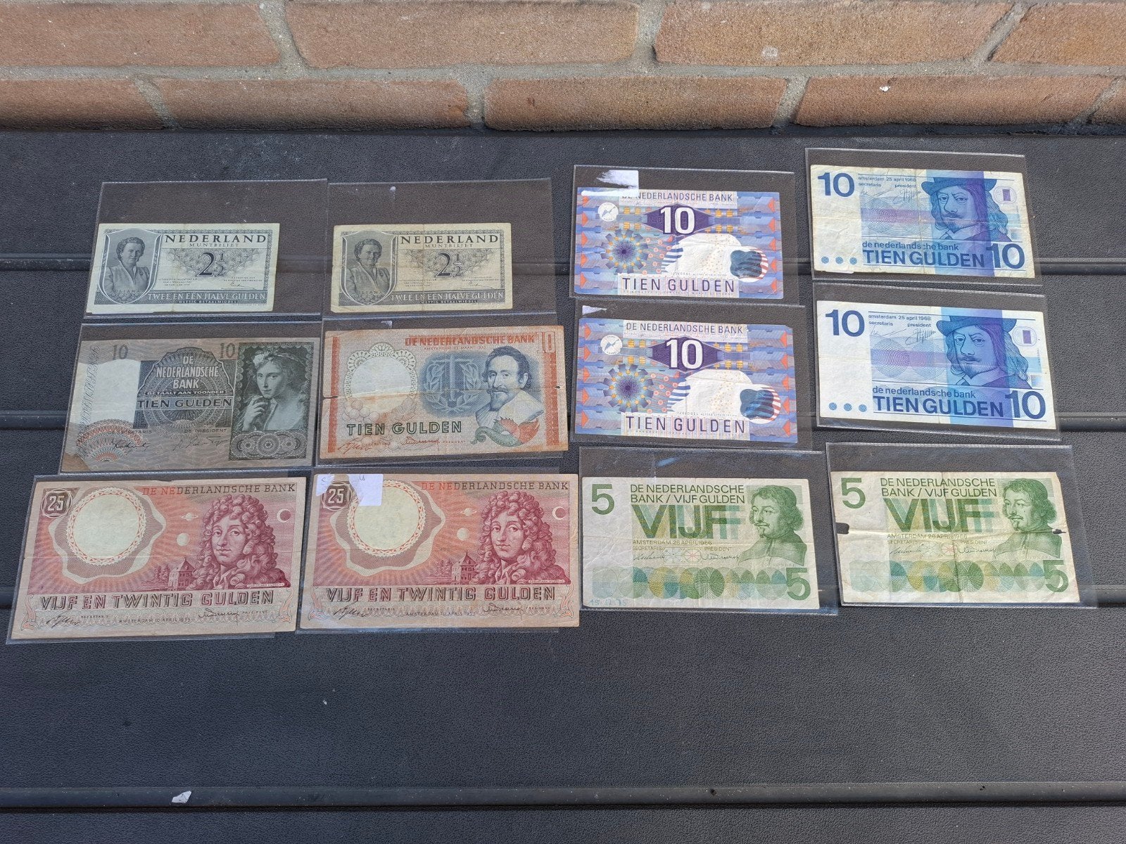Prachtige partij vintage Nederlandse gulden biljetten, Postzegels en Munten, Ophalen of Verzenden