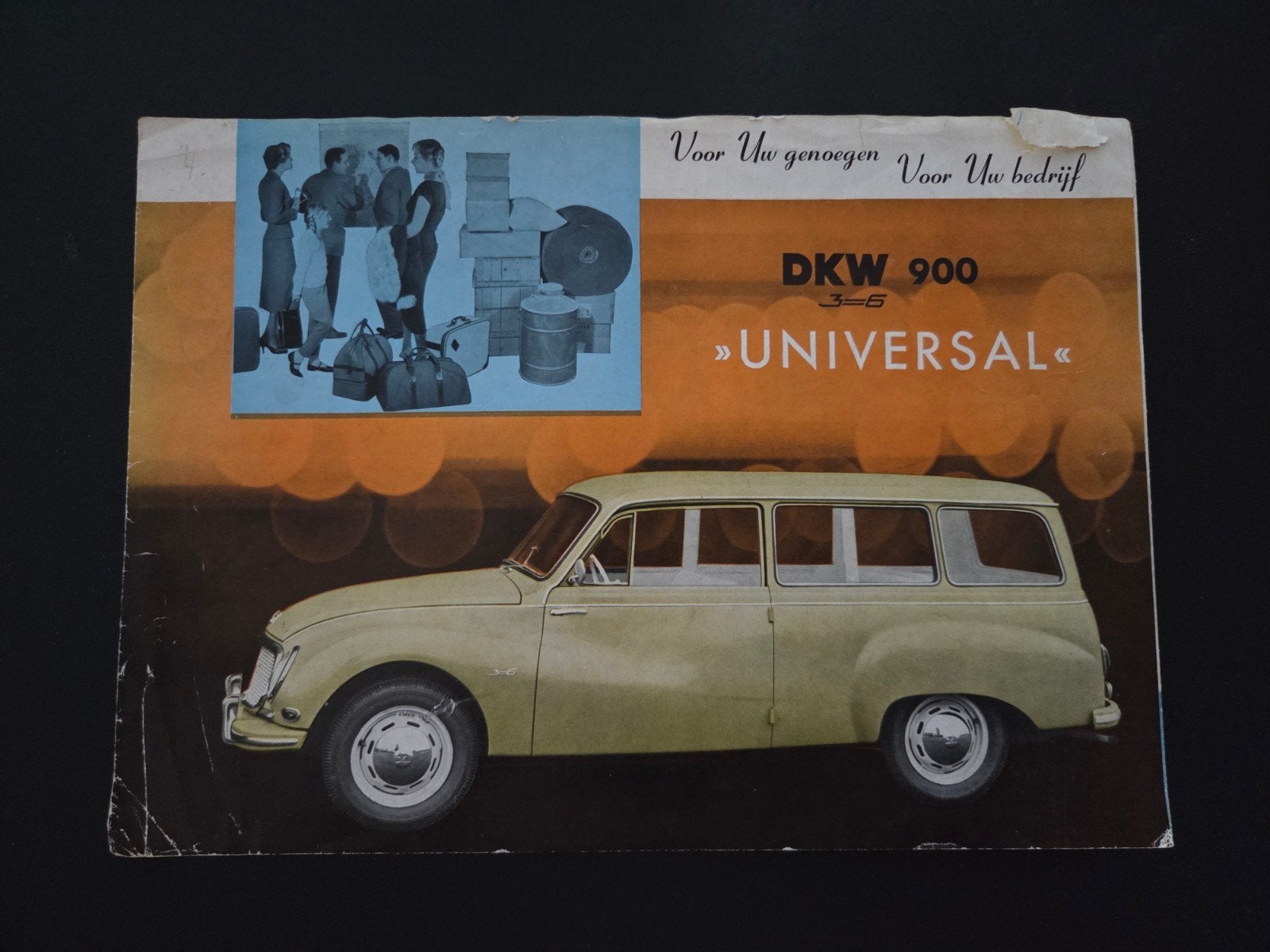 Brochure DKW 900 Universal, Ophalen of Verzenden, Zo goed als nieuw, Overige merken