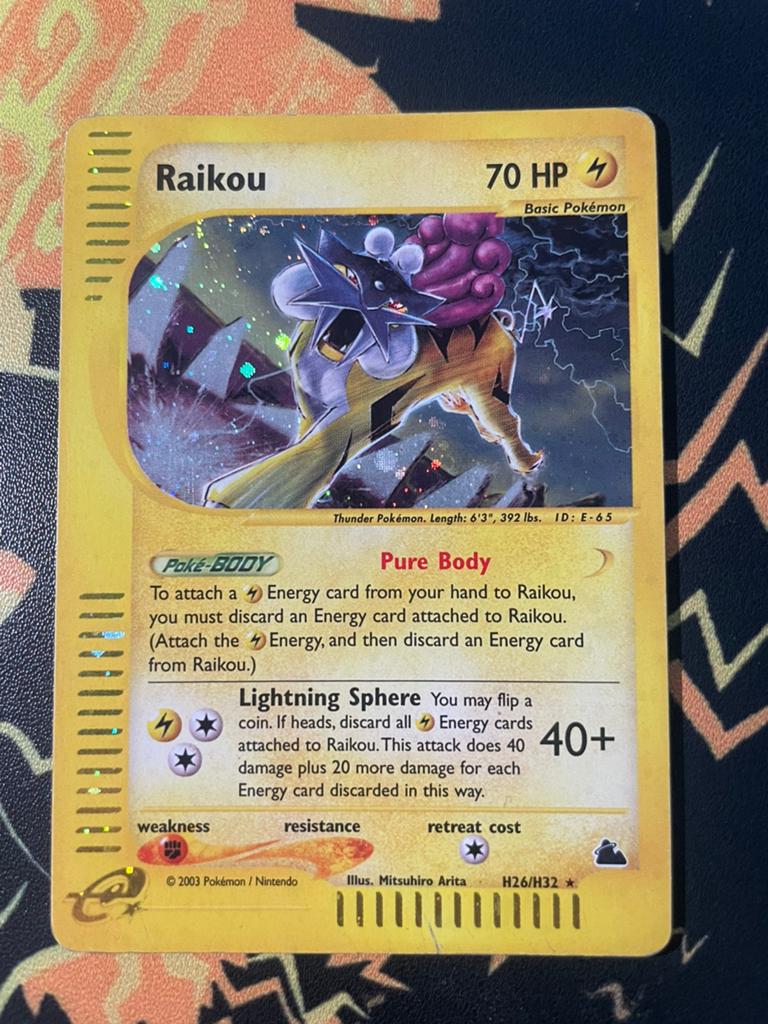 Raikou H26/H32 Skyrdige, Ophalen of Verzenden, Gebruikt, Losse kaart, Foil