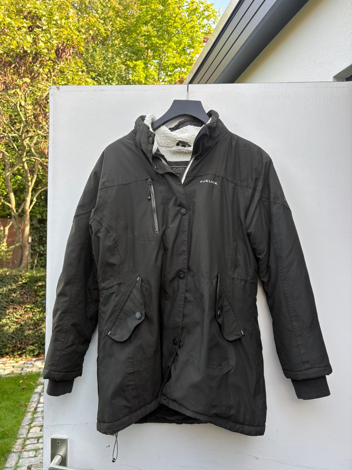 Kjelvik winterjas, Ophalen of Verzenden, Zo goed als nieuw, Maat 38/40 (M), Groen