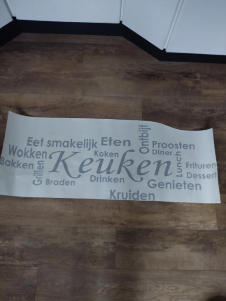 Muursticker als Wanddecoratie., Ophalen of Verzenden, Nieuw