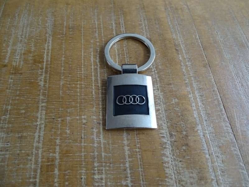 Audi - Metalen Merk Logo Sleutelhanger - Audi Hanger, Verzenden, Gebruikt, Auto's