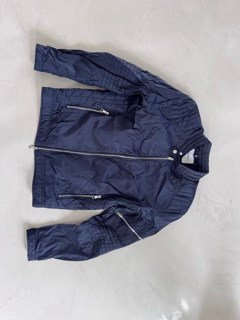 Antony Morato Heren Jas - Stijlvolle Marineblauwe Bomber, Ophalen of Verzenden, Zo goed als nieuw, Maat 46 (S) of kleiner, Blauw