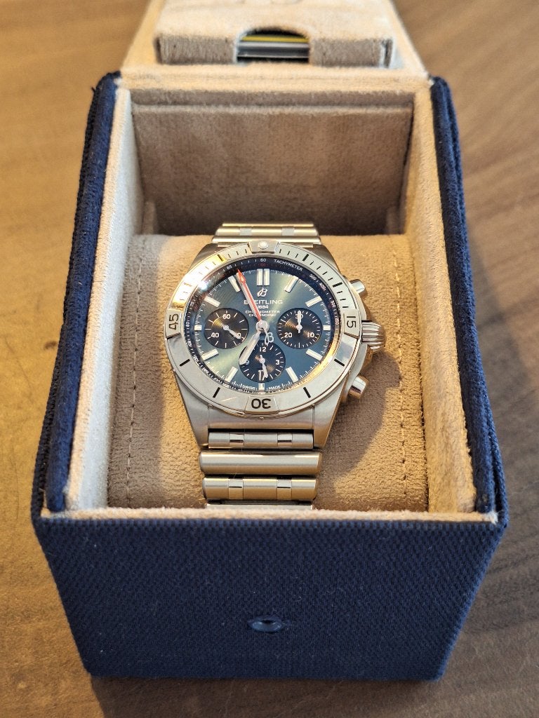 Breitling Chronomat B01 42mm | 2025 | Full Set | Factuur, Staal, Staal, Breitling, Polshorloge