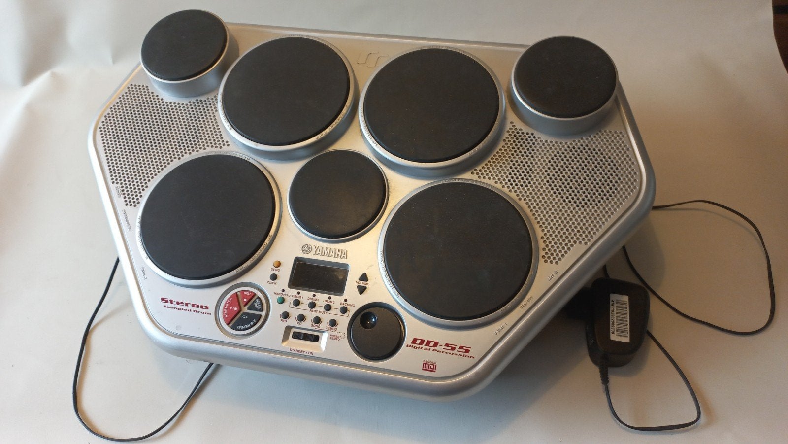 Yamaha DD-55 Elektronisch Drumstel - Compleet met adapter, Ophalen of Verzenden