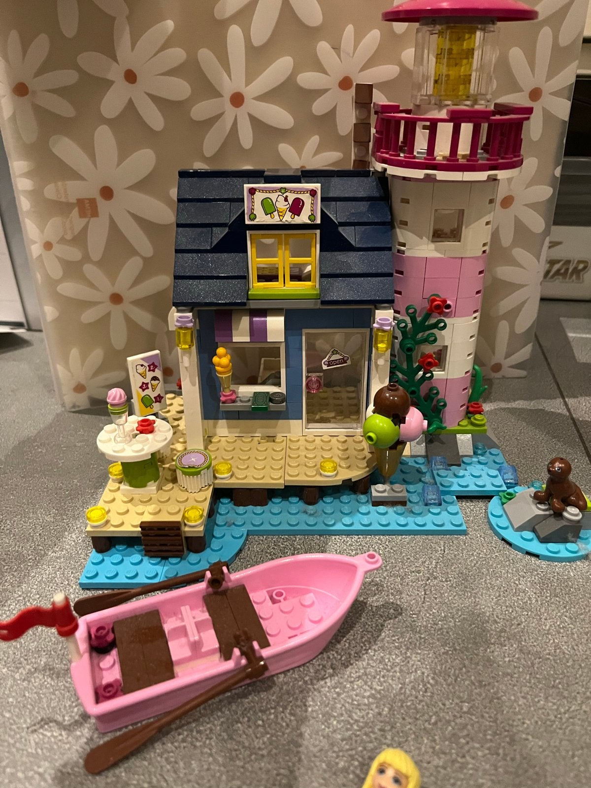 Lego Friends Heartlake City IJssalon met vuurtoren, Verzenden, Gebruikt, Overige merken