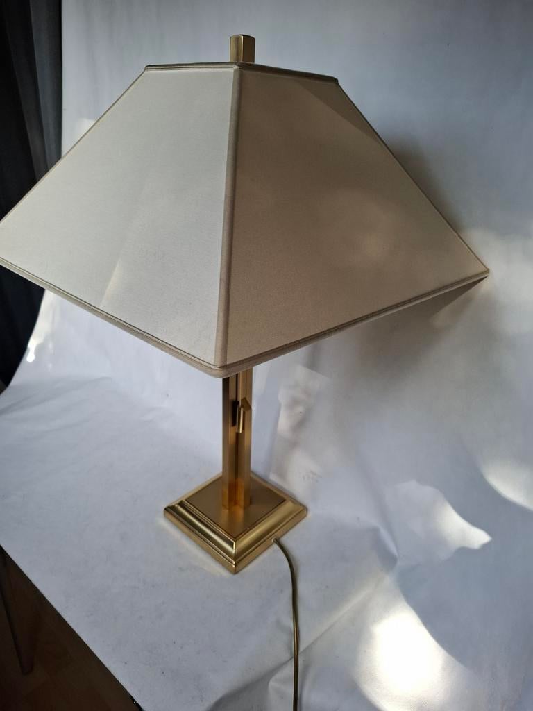 Hollywood Regency Lamp Willy rizzo Deknudt - Zwaar Messing, Ophalen of Verzenden