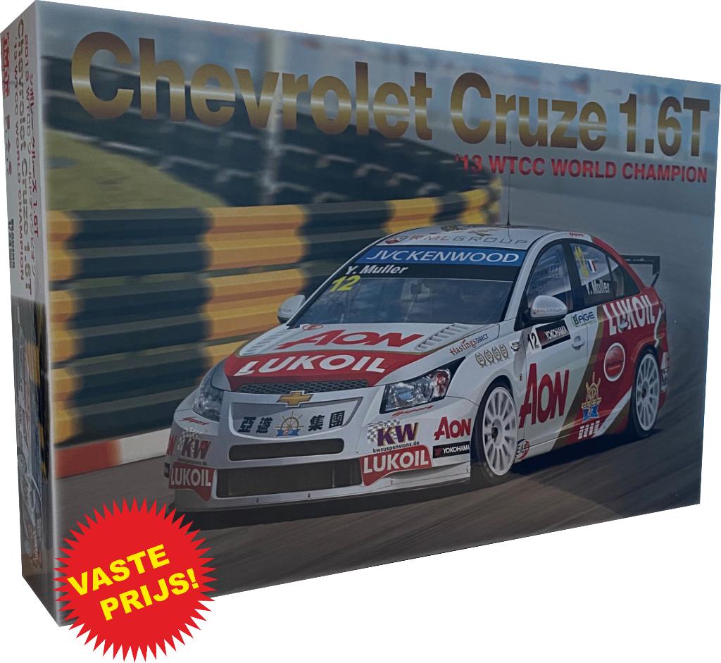 Chevrolet Cruze 1.6T WTTC 2013 (NuNu Models 24022) 1/24, Overige merken, Auto, Groter dan 1:32, Nieuw