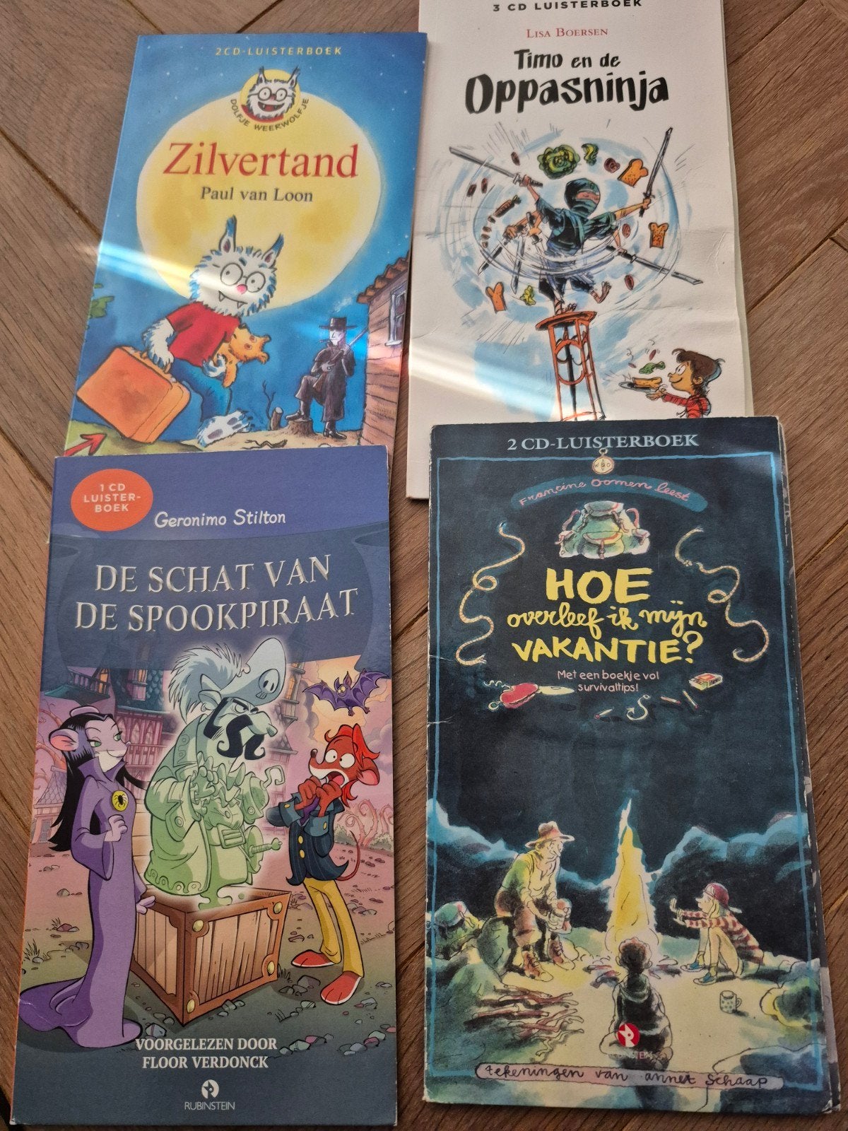 4 Luisterboeken voor kinderen - Paul v loon  Geronimo Stilt, Boeken, Ophalen of Verzenden, Paul van Loon, Lisa Boersen, Geronimo Stilton, Francine Oomen
