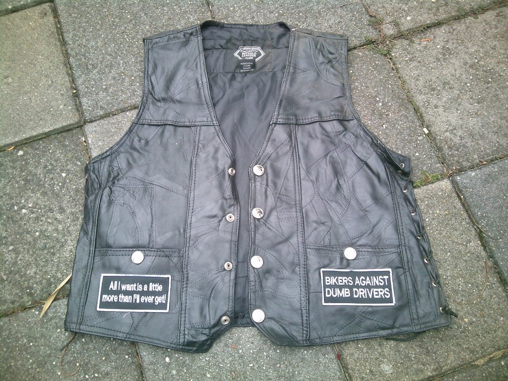 biker / motor jack, Motoren, Ophalen of Verzenden, Tweedehands, Jas | leer