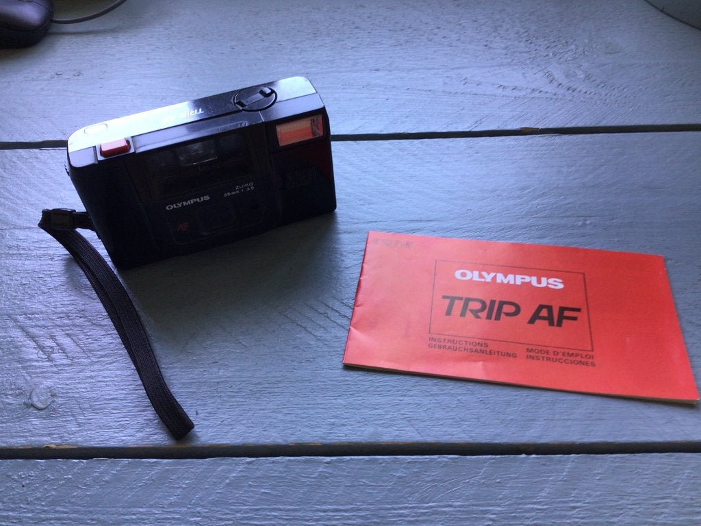 Olympus TRIP AF fototoestel, Ophalen of Verzenden, Gebruikt, Compact, Olympus