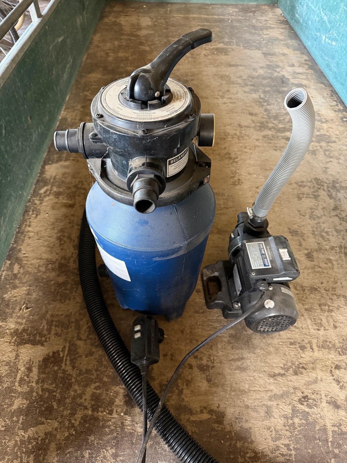 Waterland zandfilterpomp voor zwembad, Gebruikt, Minder dan 80 cm, Overige typen, Rond