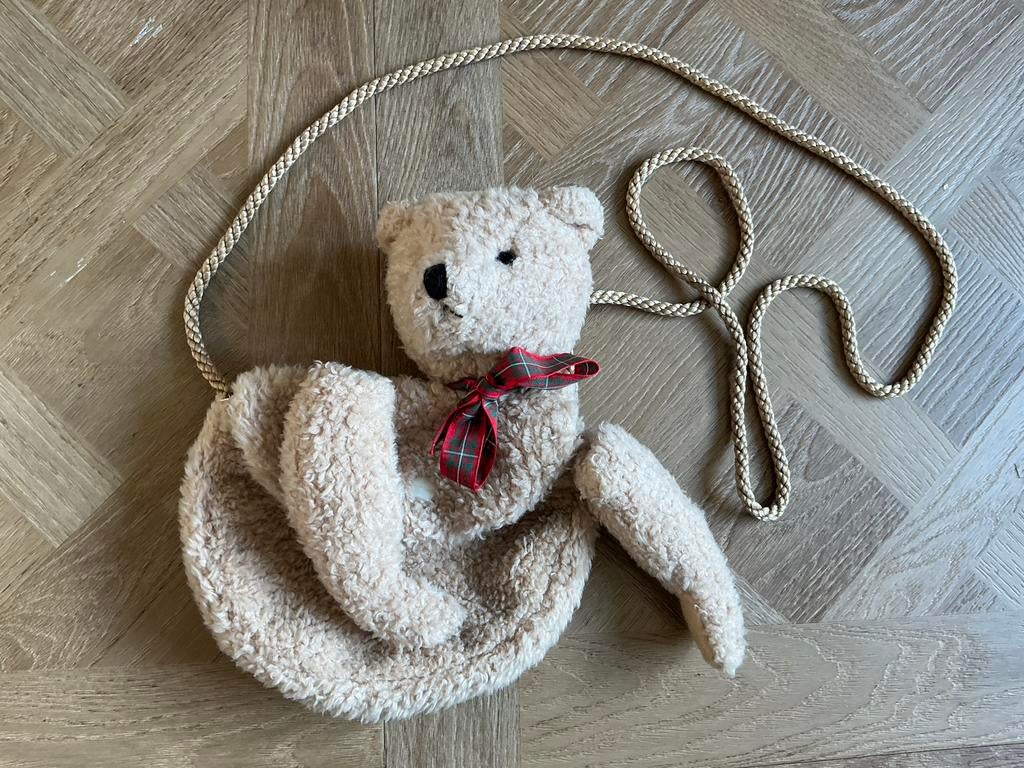 Berentas,Die spiegelburg beren schoudertas,teddy tas plusche, Ophalen, Zo goed als nieuw