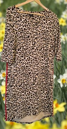 L.O.E.S.  💐dierenprint tuniek mt S, STUDIO ANNELOES, Bruin, Verzenden, Zo goed als nieuw