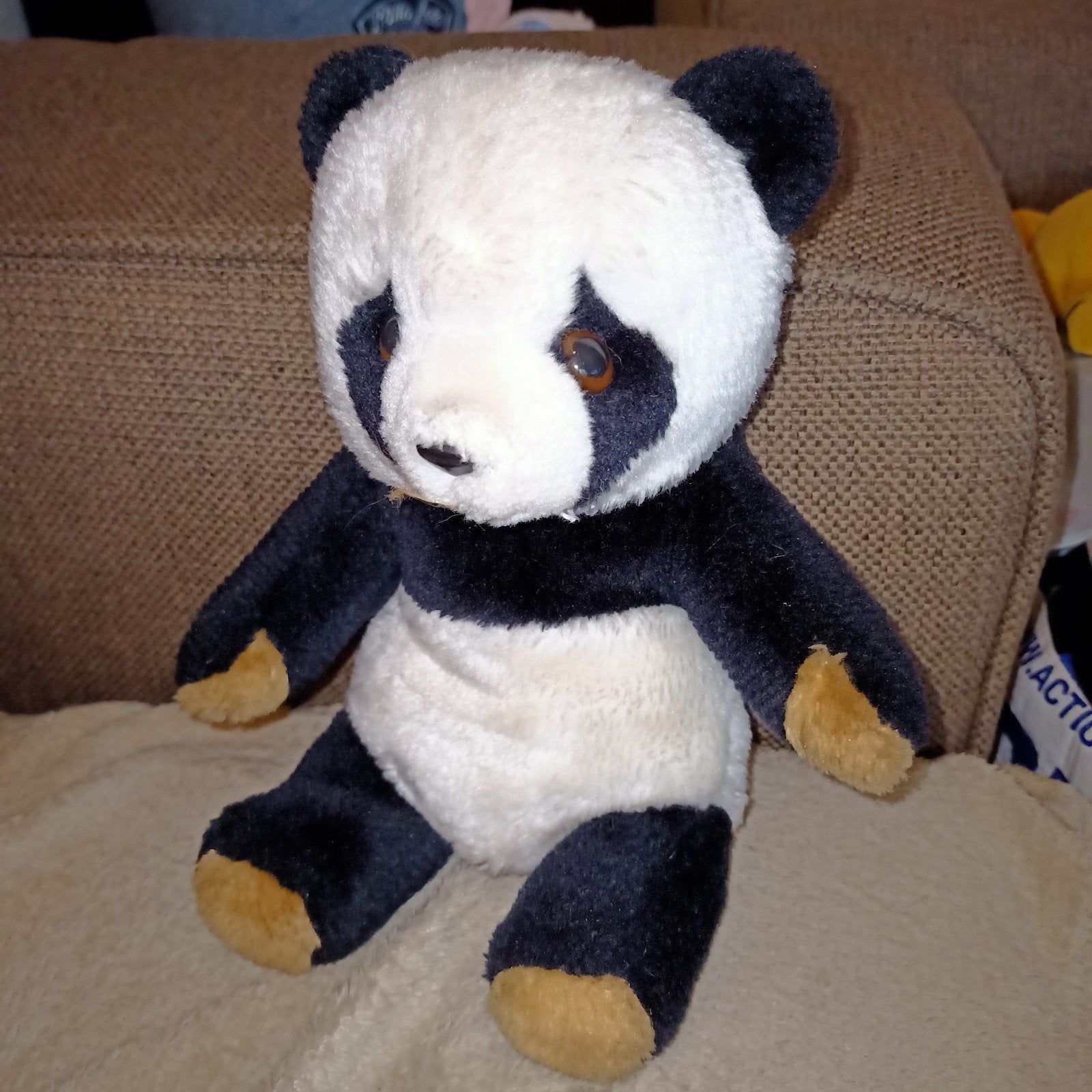 Vintage persil panda beer., Kinderen en Baby's, Overige merken, Beer, Zwart, Ophalen of Verzenden