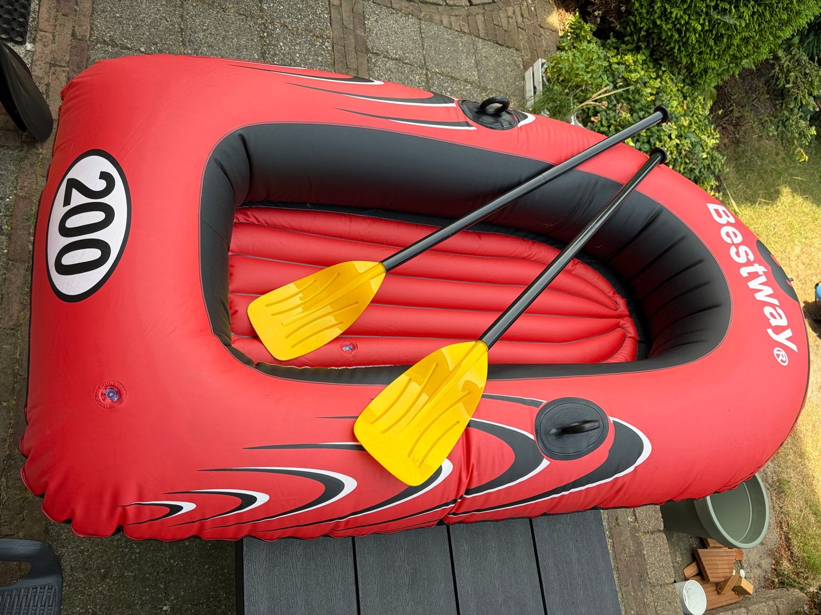 Bestway Opblaasboot Set bootje boot, Ophalen, Zo goed als nieuw