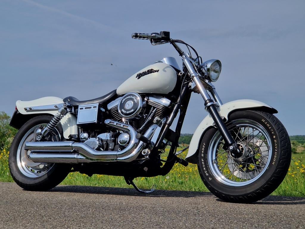 Harley Davidson Evo 1340 Dyna Wide Glide 1996, 2 cilinders, 1340 cc, Chopper, Gebruikt