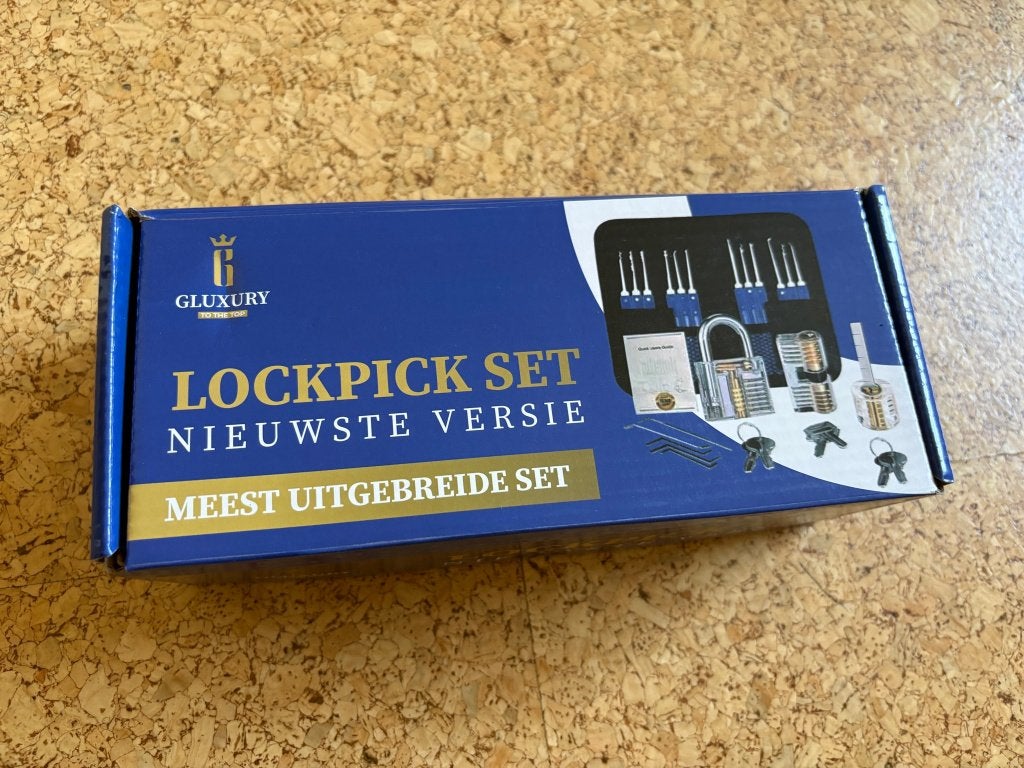 Lockpick set met doorzichtige oefensloten, Hobby en Vrije tijd, Overige Hobby en Vrije tijd, Ophalen of Verzenden, Nieuw