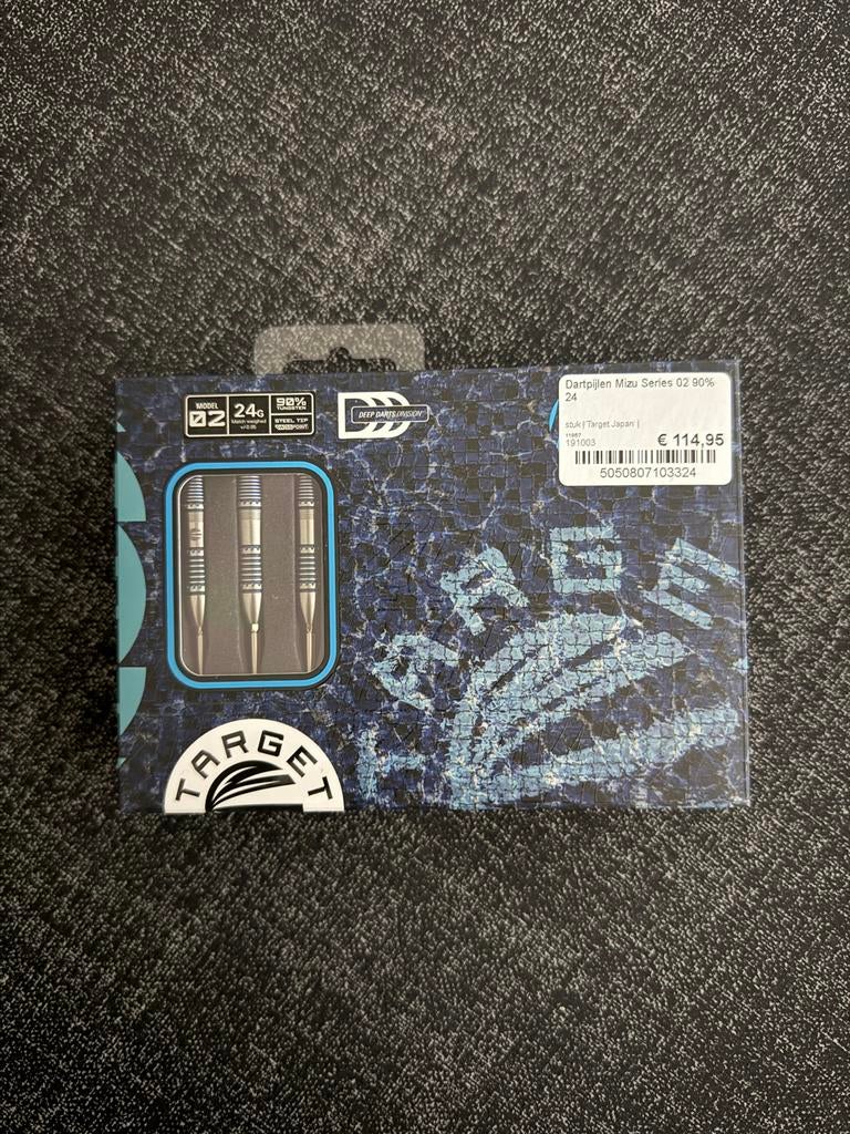 Target Mizu Series 02 90% Darts 24g, Ophalen of Verzenden, Nieuw, Pijlen