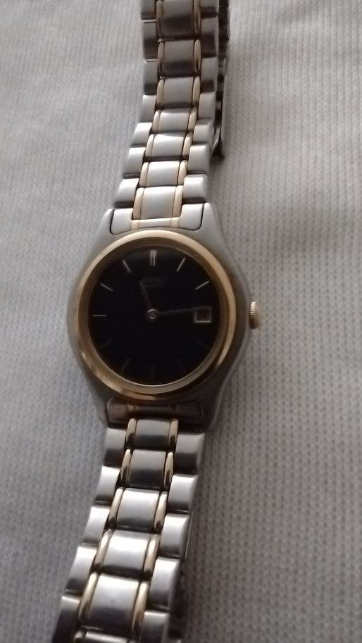 Seiko Vintage Quartz Dameshorloge – 7N89-0021, Gebruikt, Staal, Polshorloge, Ophalen of Verzenden