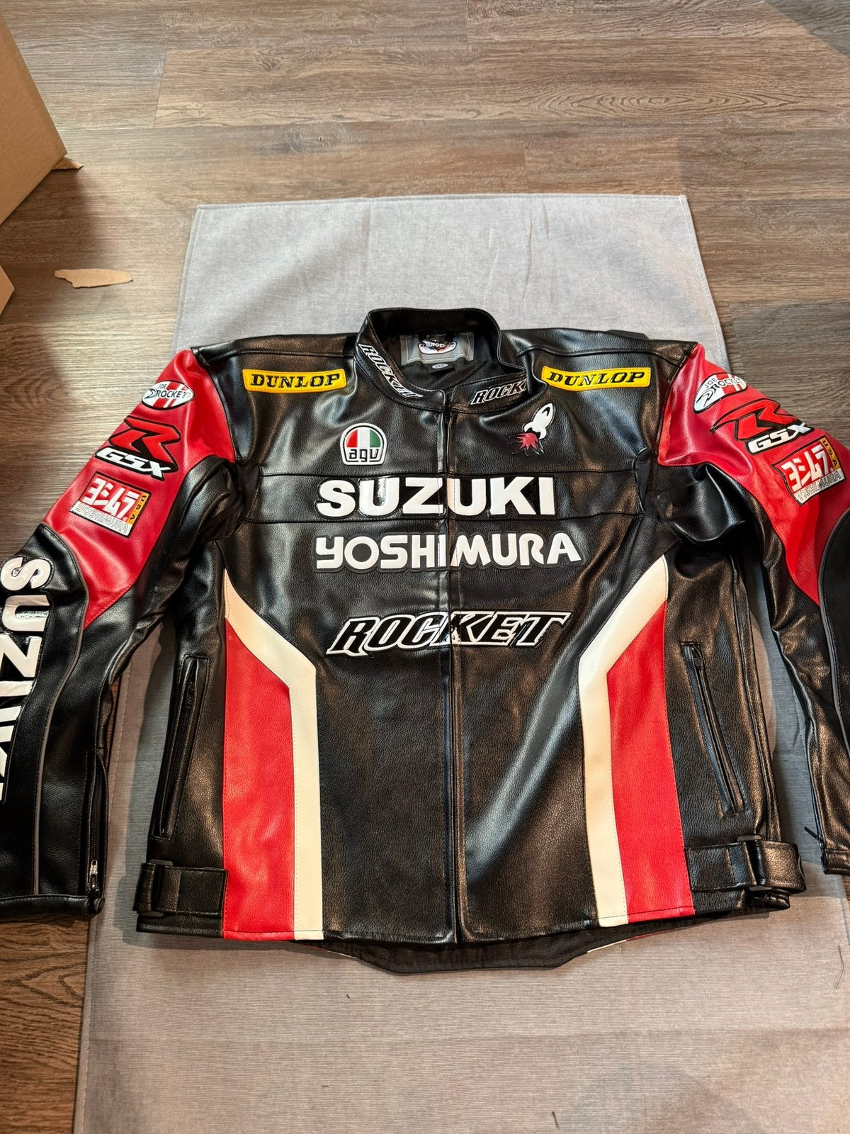 Suzuki Yoshimura Motorjas (Maat 3XL) Vintage zwart, Ophalen of Verzenden, Nieuw, Overige maten, Zwart