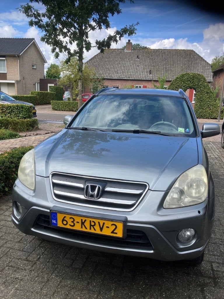 Honda CR-V 2.0 I 2006 Grijs, Auto's, 1473 kg, 1998 cc, Zwart, 4 cilinders