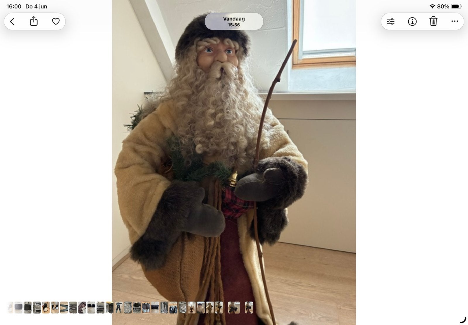 Kerstman 1.10 m hoog, Ophalen, Zo goed als nieuw
