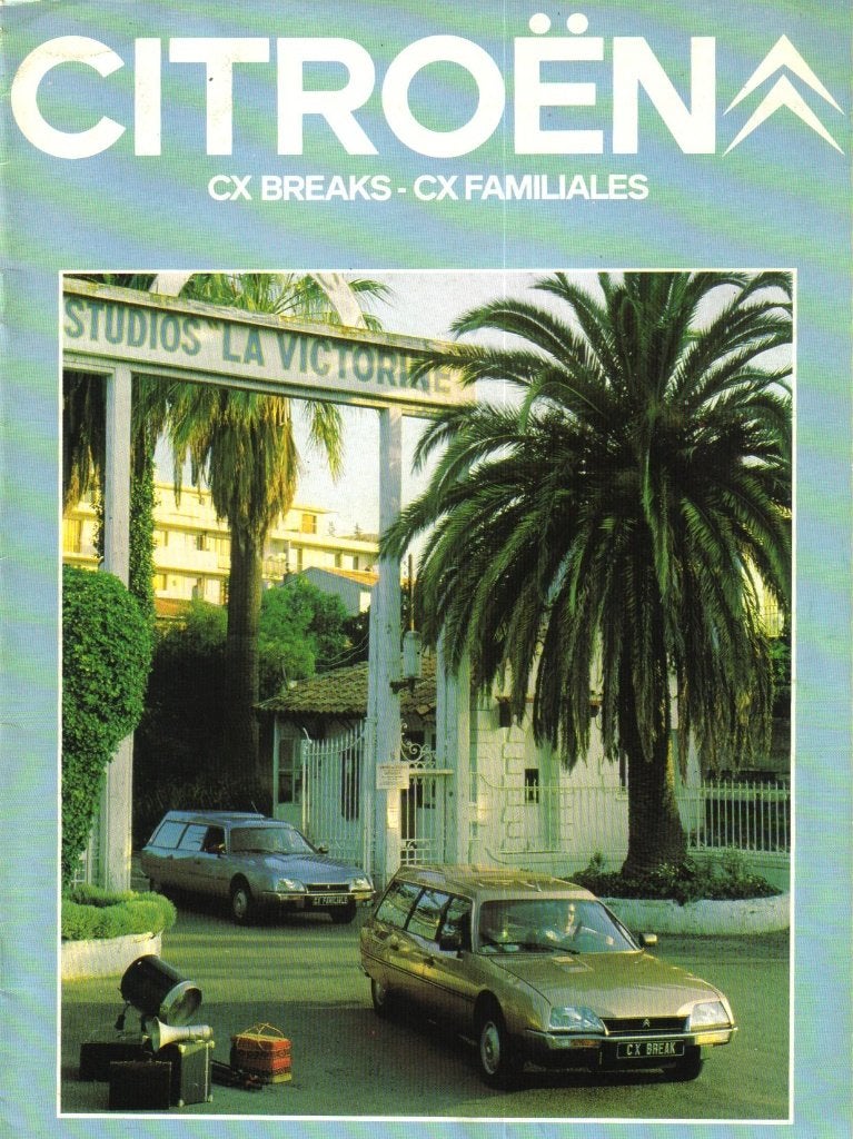 Brochure Citroen CX Break / Familiale 1980, Ophalen of Verzenden, Gelezen, Citroën