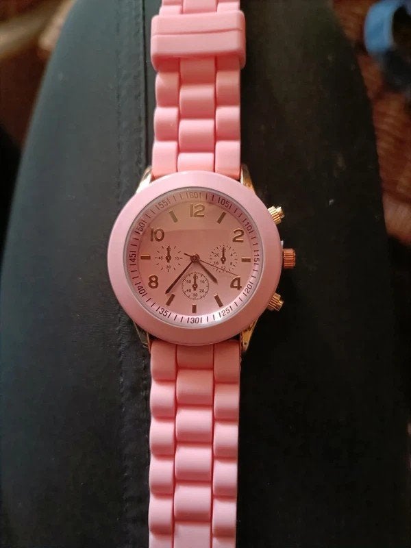 Nieuwe roze dames horloge., Ophalen of Verzenden, Nieuw, Overige merken