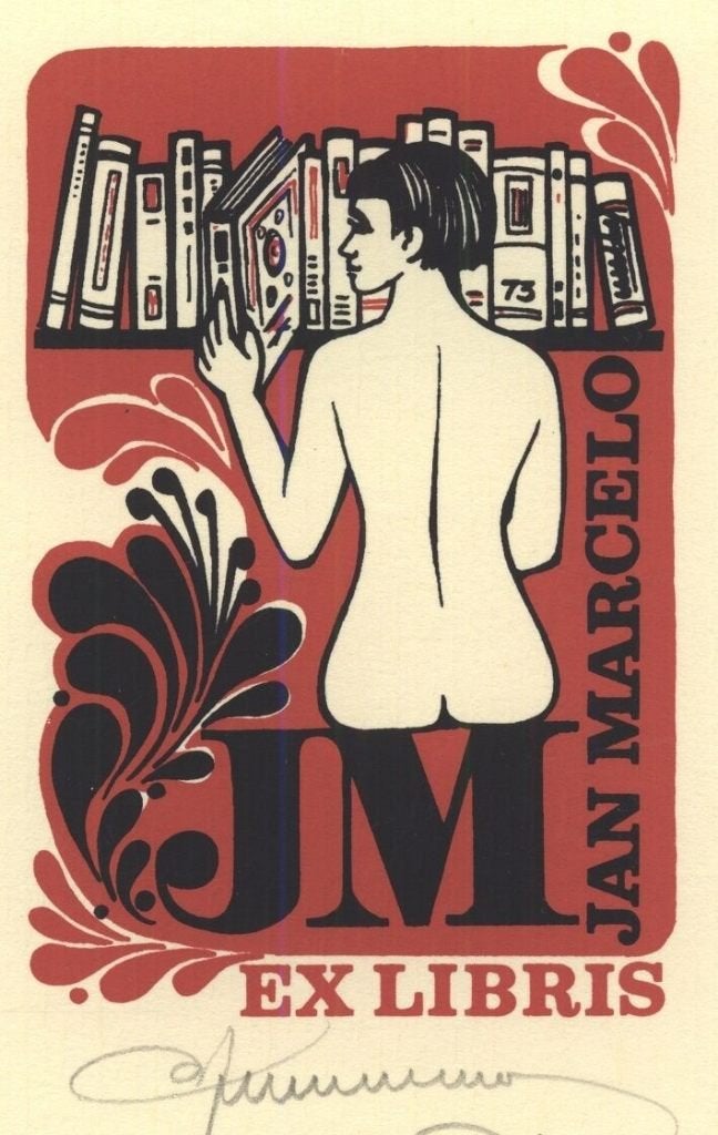 0341 Ex Libris België : Willy Braspennincx, z.j., Verzenden, Ex libris