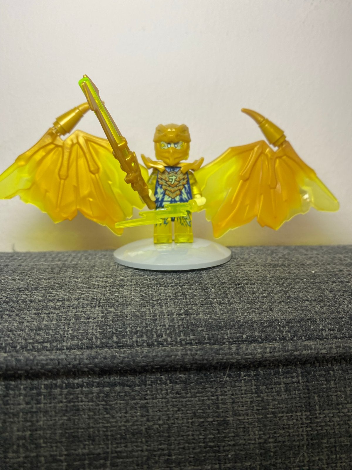 Lego Ninjago Jay Drakenvorm met zeldzaam Chima zwaard, Verzenden, Zo goed als nieuw