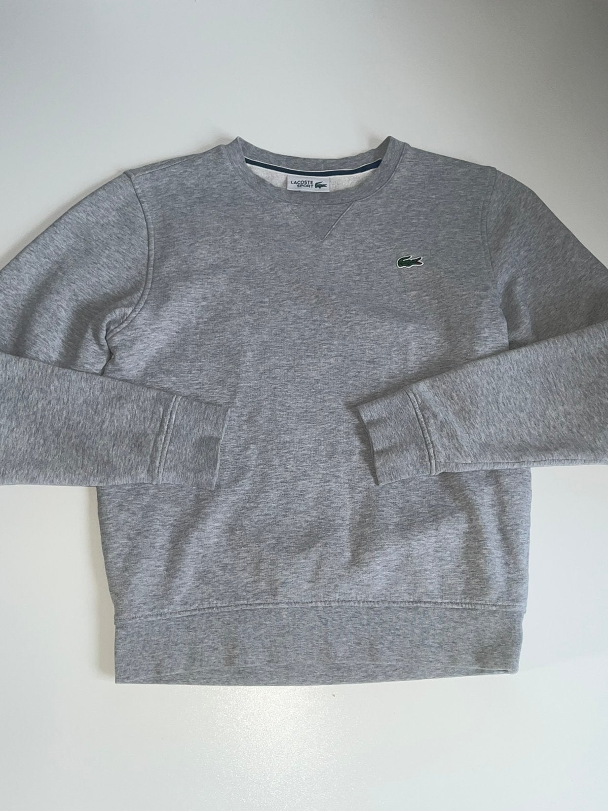 Lacoste Crewneck Sweater Grijs - XS, Kleding | Dames, Ophalen of Verzenden, Maat 34 (XS) of kleiner, Grijs